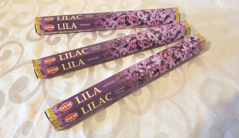HEM - Lilac/Flieder - 1 Packung mit 20 Räucherstäbchen