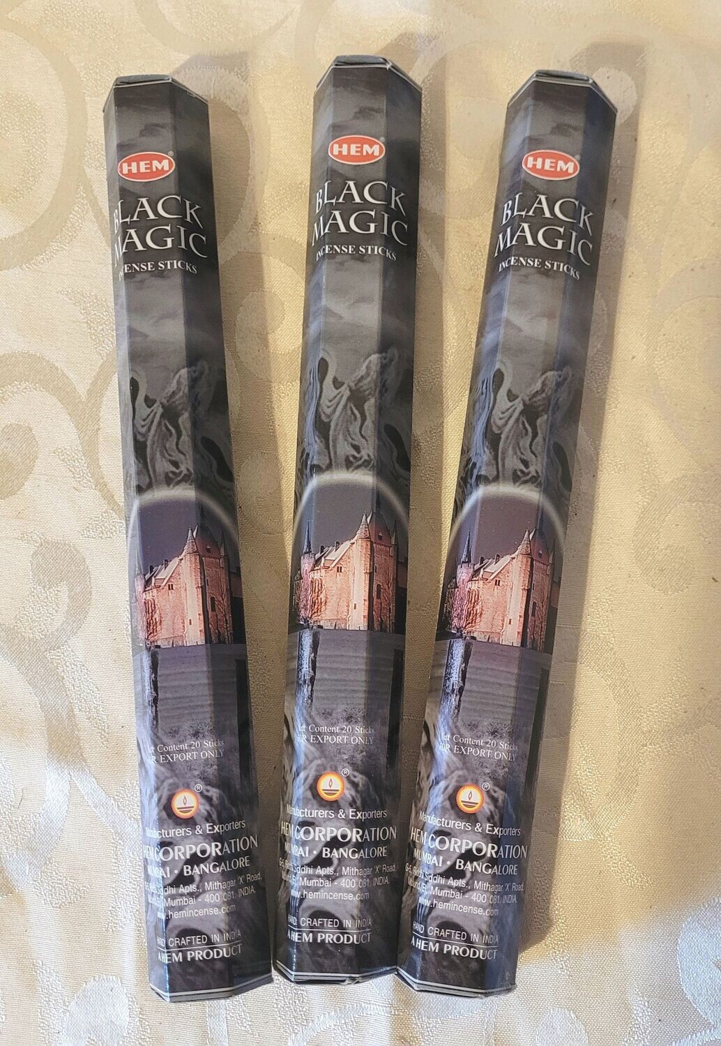 HEM - Black Magic - 1 Packung mit 20 Räucherstäbchen