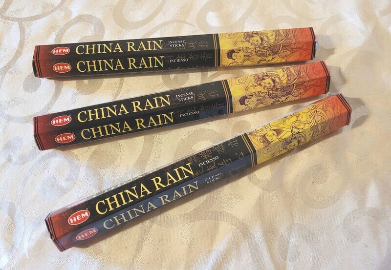 HEM - China Rain - 1 Packung mit 20 Räucherstäbchen