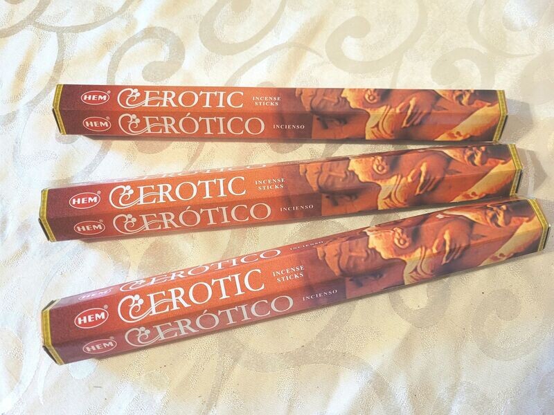 HEM - Erotic - 1 Packung mit 20 Räucherstäbchen
