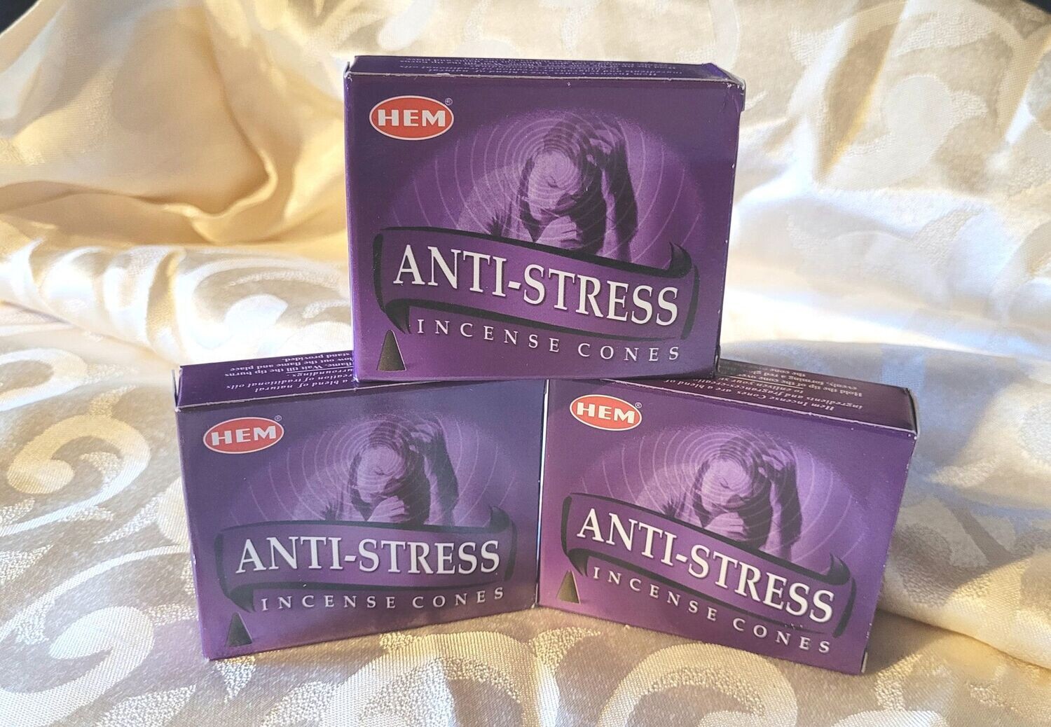 HEM - Anti-Stress - 1 Packung mit 10 Räucherkegel