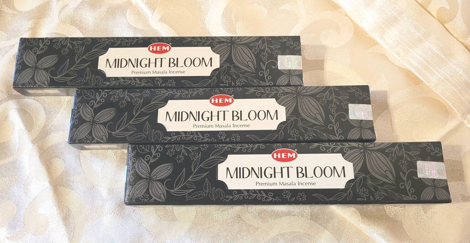 HEM - Masala Premium - Midnight Bloom - 15 Gramm pro Packung - ca. 10 bis 15 Sticks
