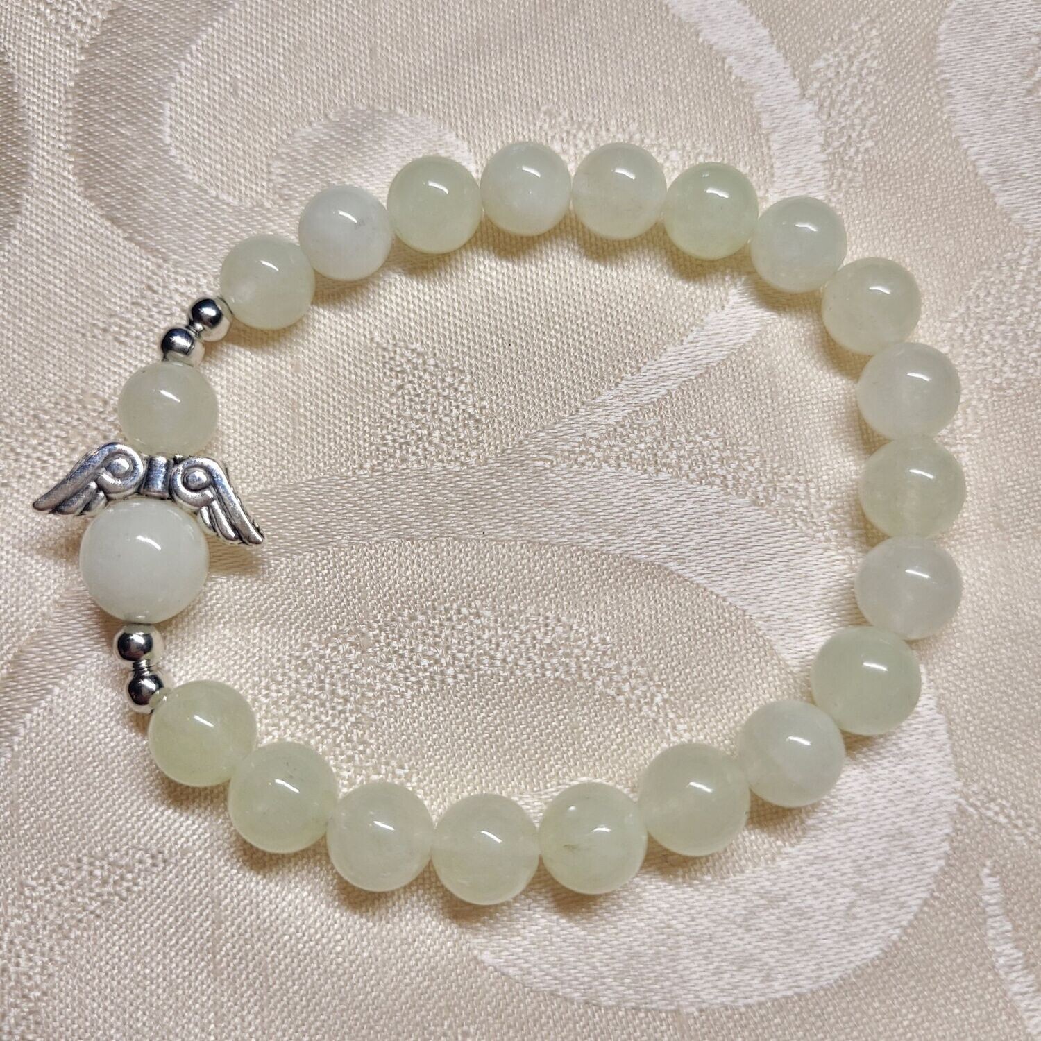 Jade Engelarmband - 8 mm Steine