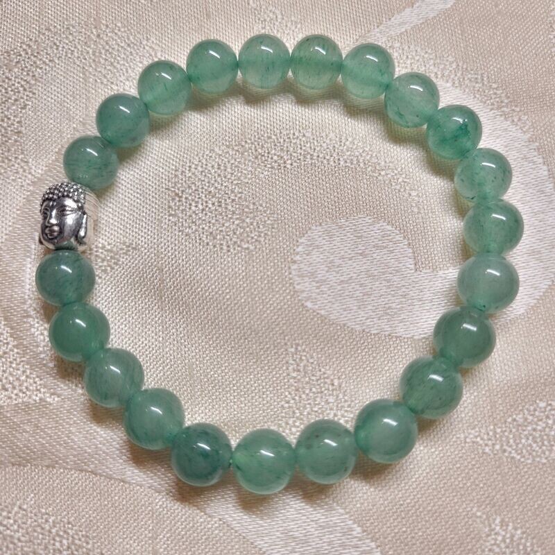 Aventurin Buddhaarmband - 8 mm Steine