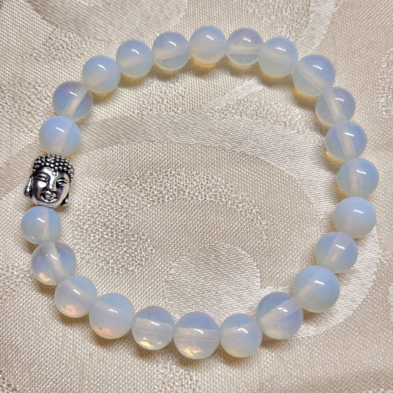 Opalith Buddhaarmband - 8 mm