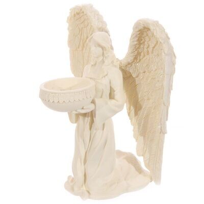 Engel auf Knien - Teelichthalter - 18 cm