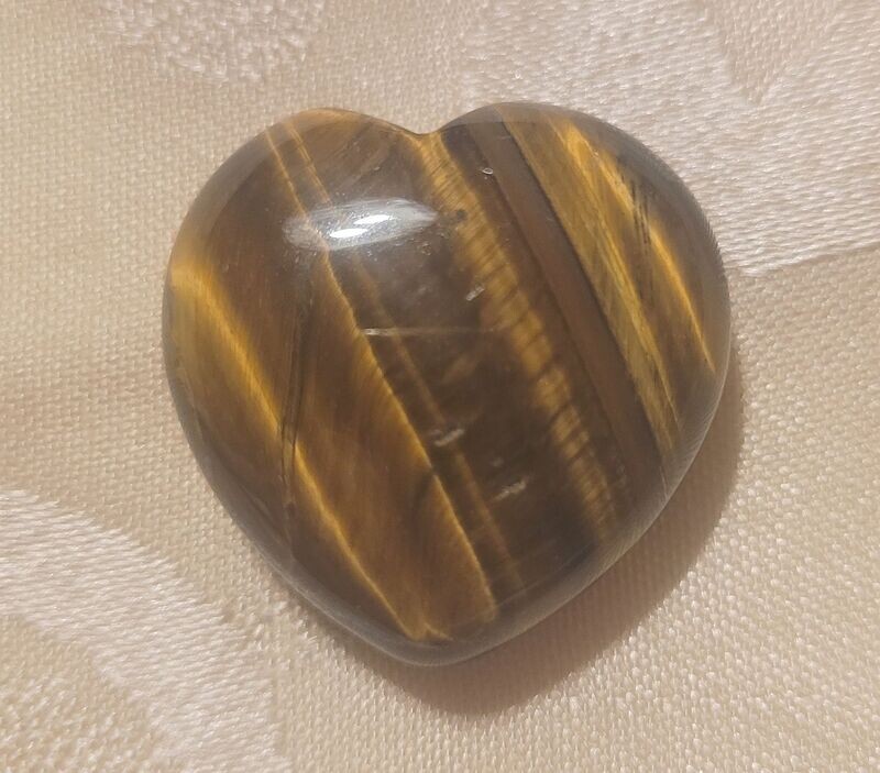 Tigerauge - Herz - 3 cm (2)