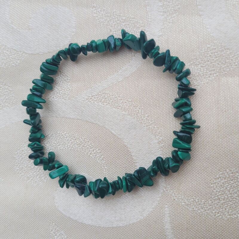 ​Splitterarmband Malachit