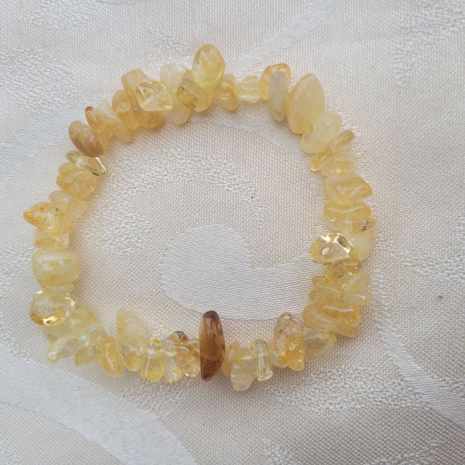 Splitterarmband Citrin