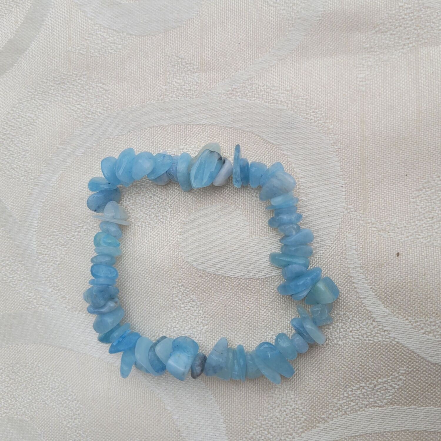​Splitterarmband Aquamarin