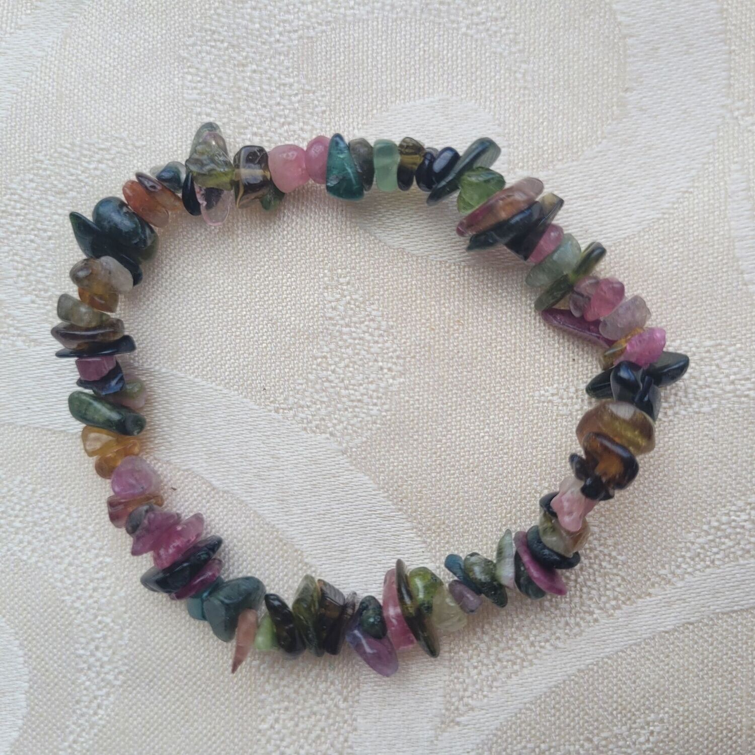 Splitterarmband Turmalin bunt