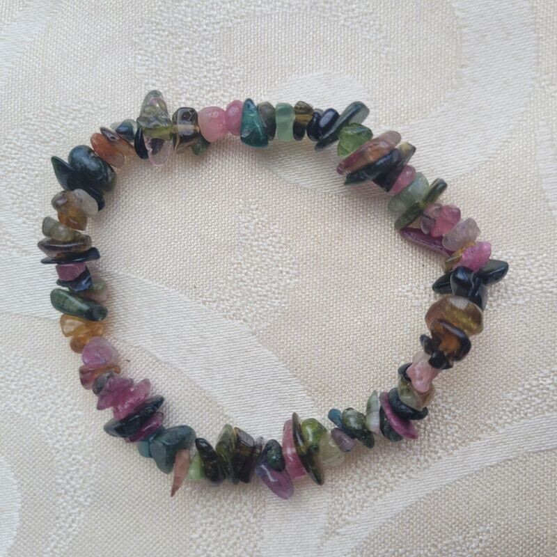 Splitterarmband Turmalin bunt