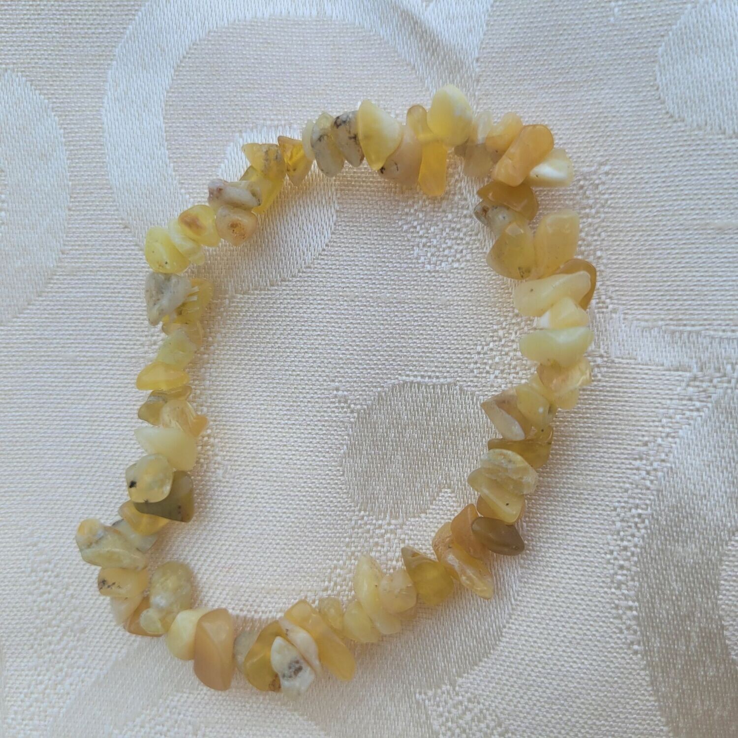 ​Splitterarmband gelber Opal