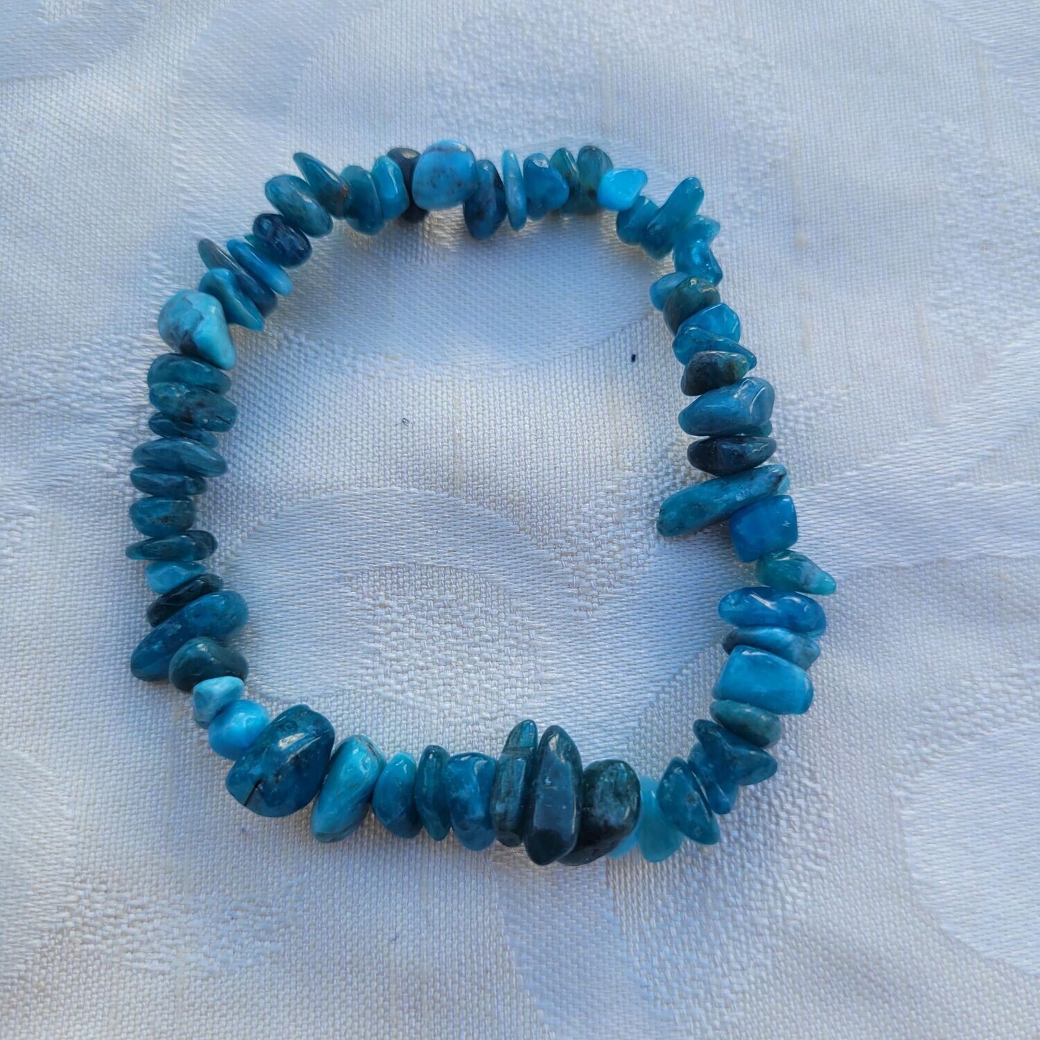 Splitterarmband - Apatit blau