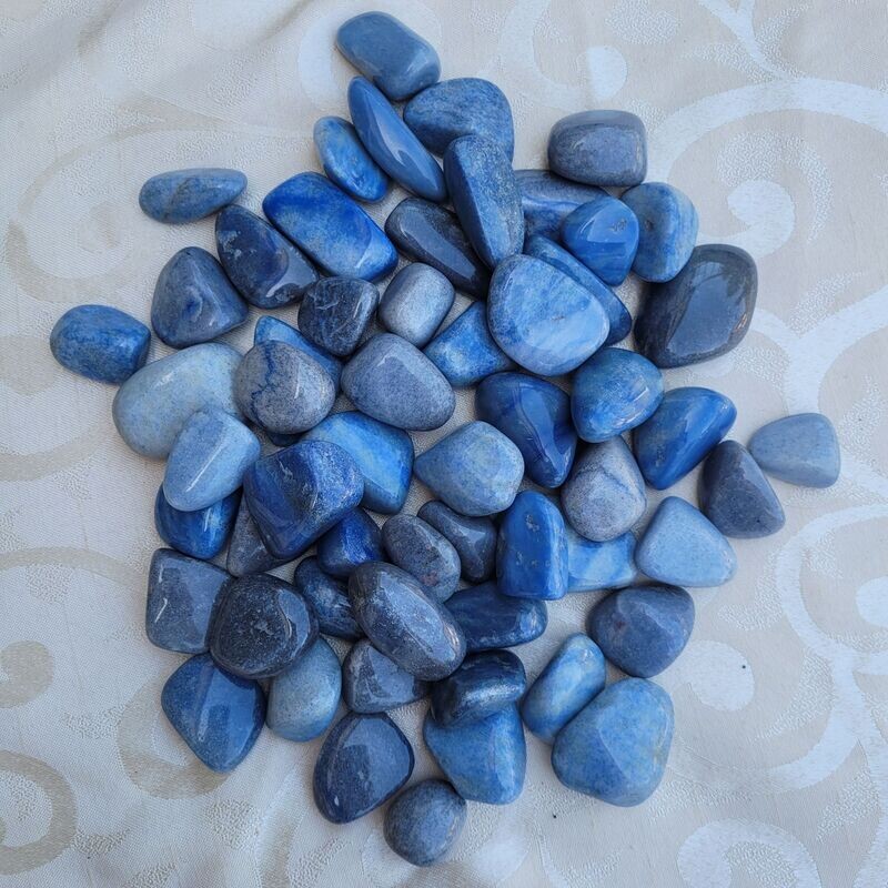 ​Trommelstein Blauquarz - 2,5 bis 4 cm