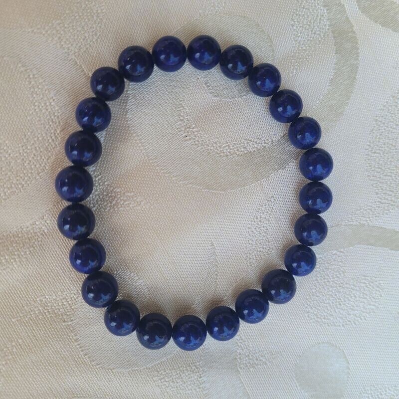 Lapislazuli Edelsteinarmband - 6 bis 7 mm
