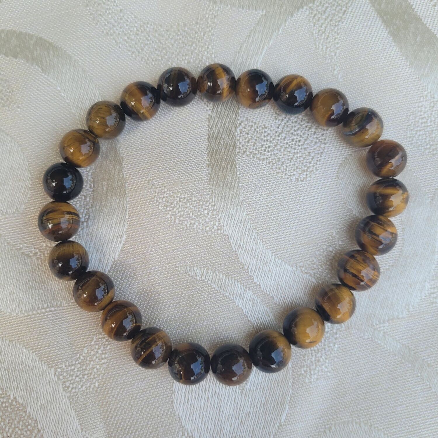 ​Tigerauge Edelsteinarmband - 8 mm