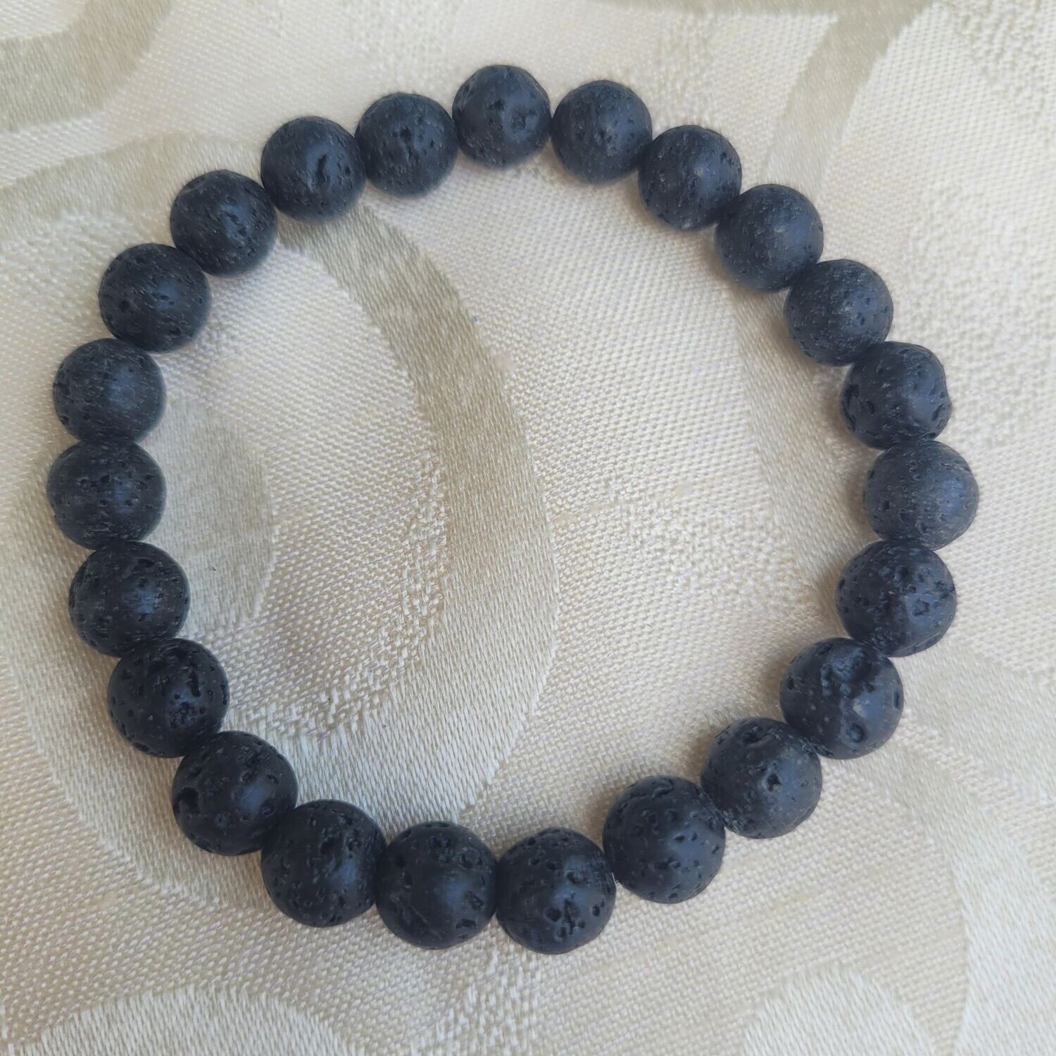 Lava Edelsteinarmband - 8 mm