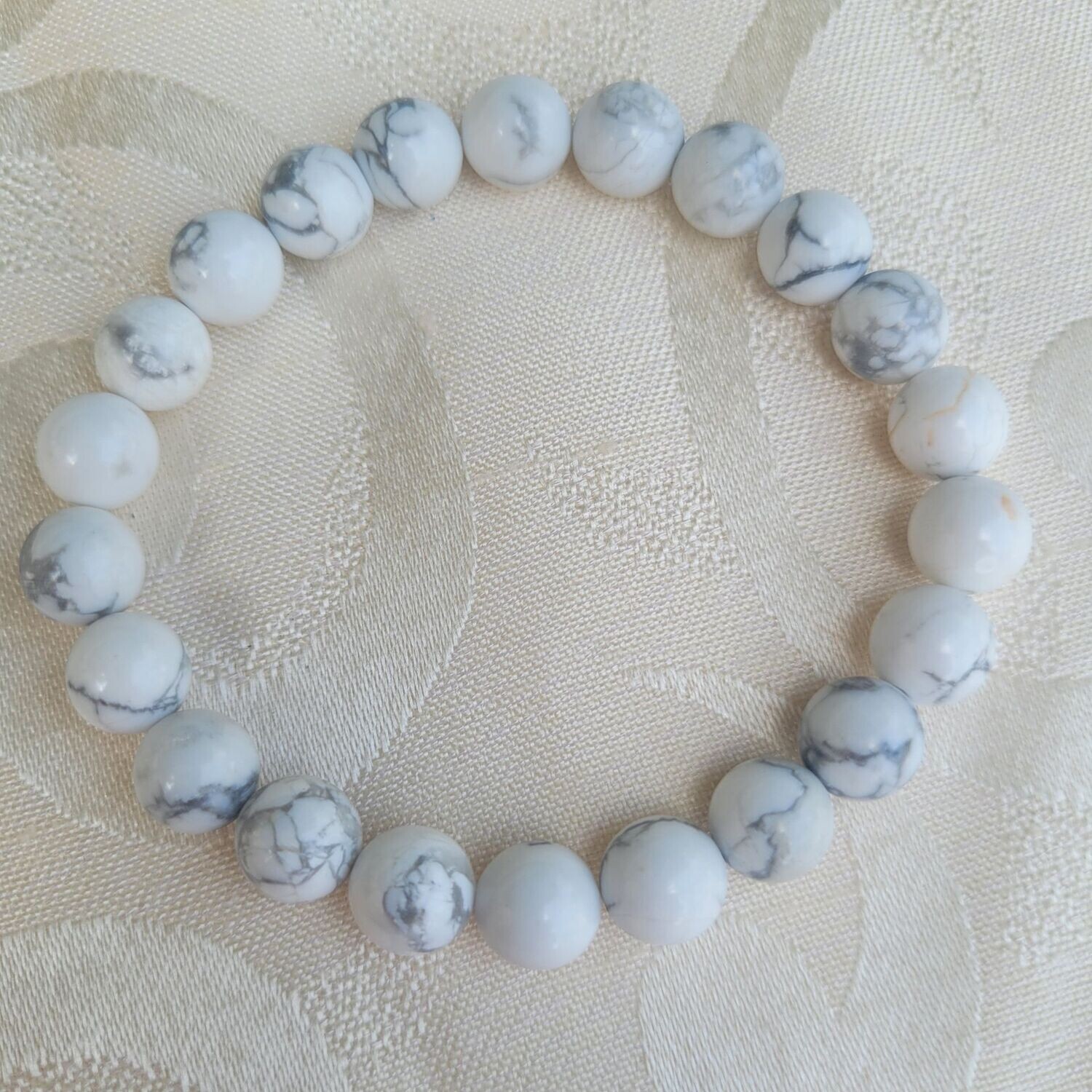 Howlith Edelsteinarmband - 8 mm