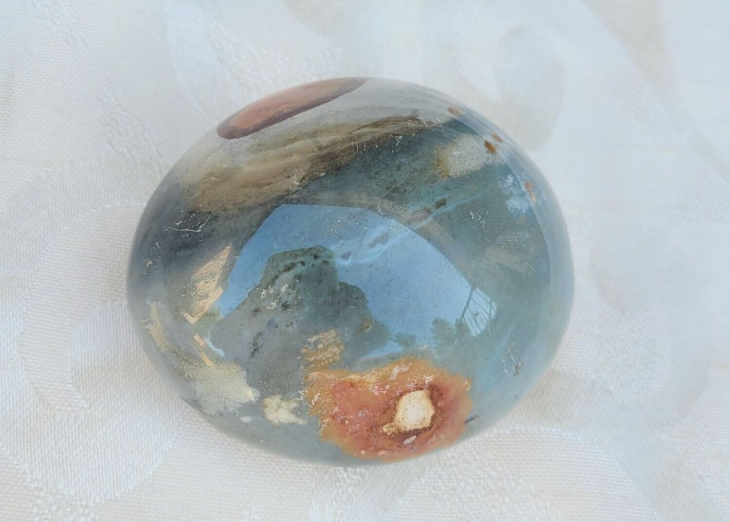 Trommelstein Polychrom Jaspis - 6 cm