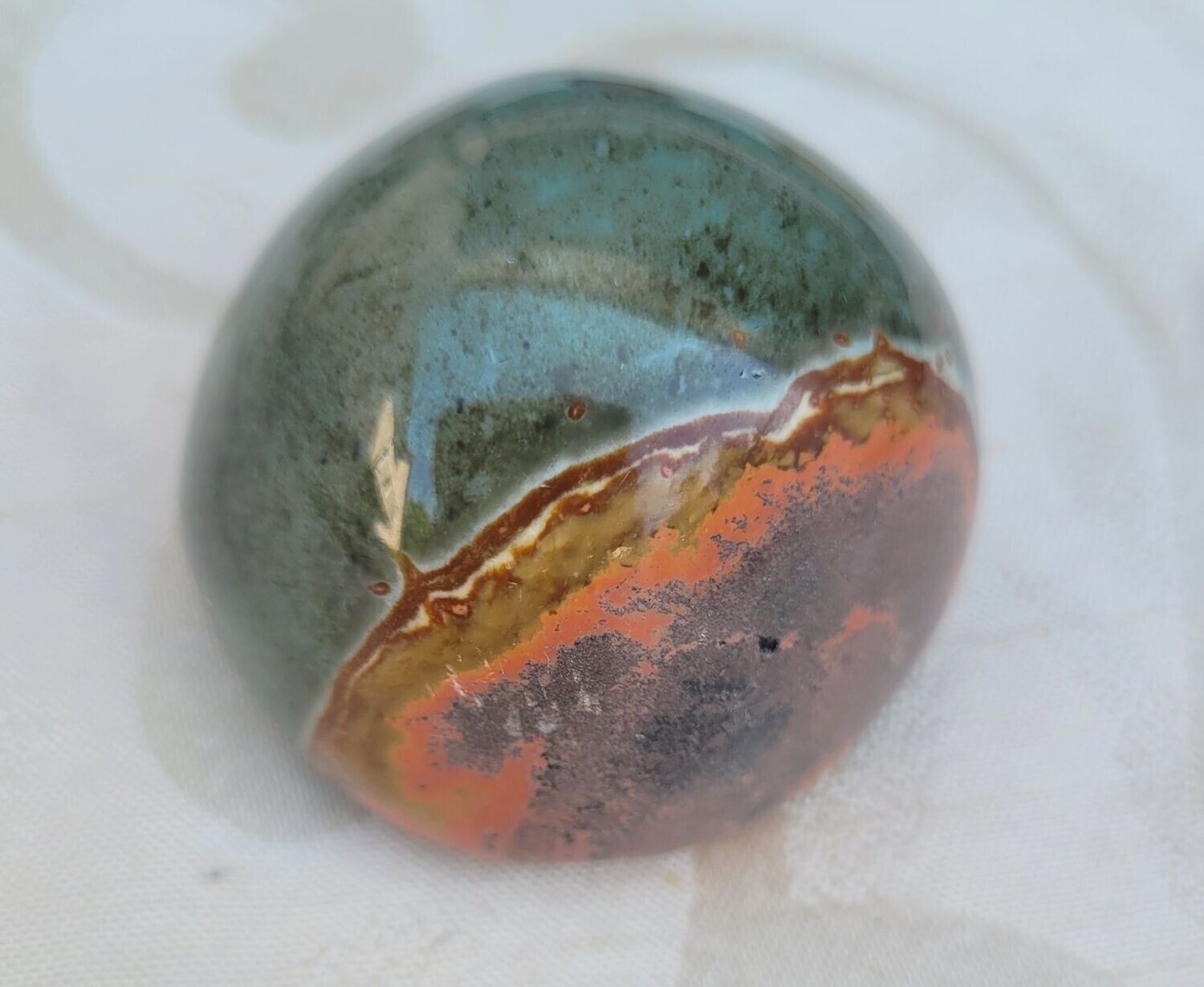 Trommelstein Polychrom Jaspis - 5,1 cm