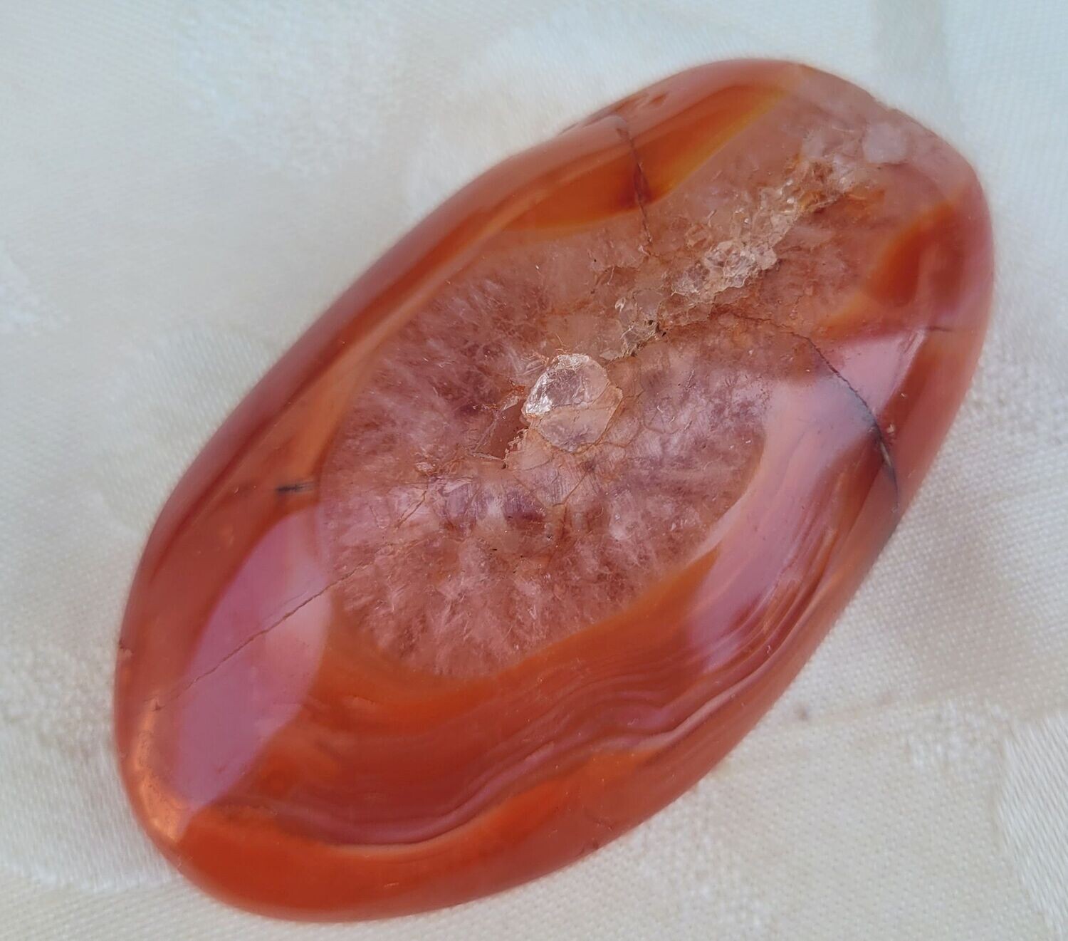 Trommelstein Karneol - 6,5 cm