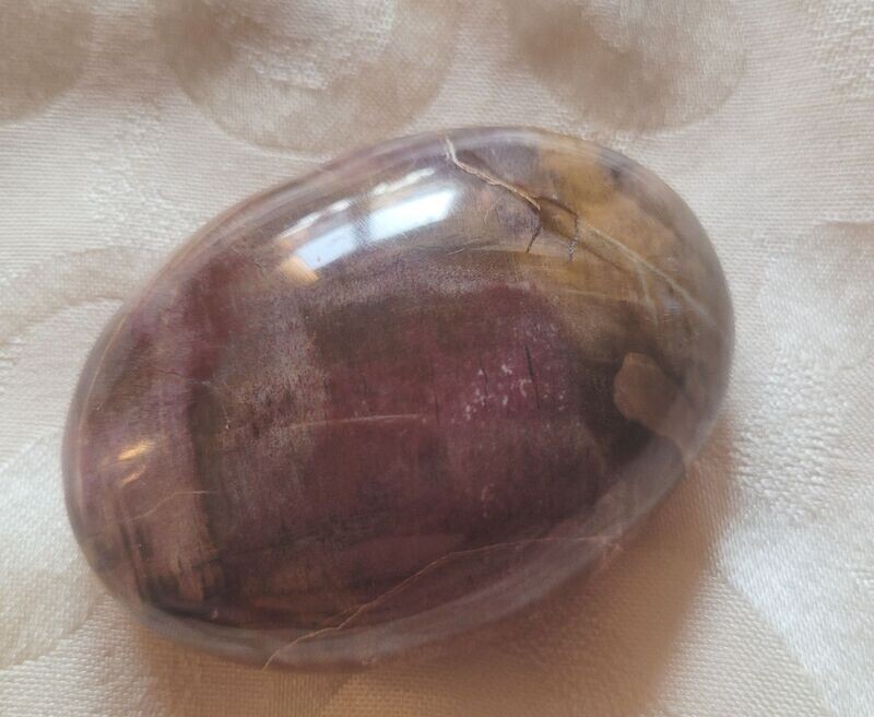 ​Trommelstein versteinertes Holz - 6,5 cm