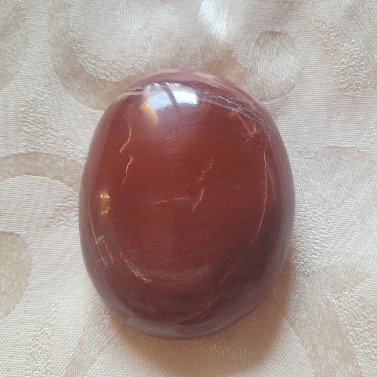 Trommelstein versteinertes Holz - 6,3 cm
