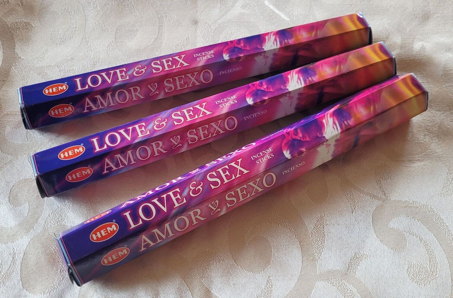 HEM - Love & Sex - 1 Packung mit 20 Räucherstäbchen