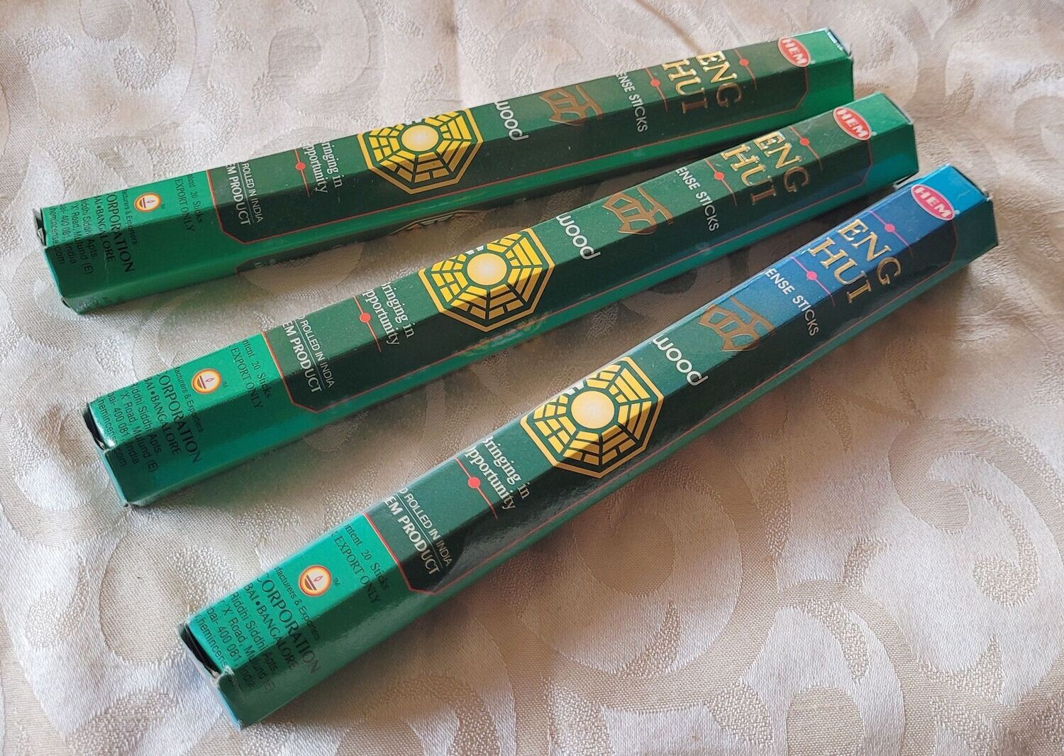 HEM - Feng Shui - Wood/Holz - 1 Packung mit 20 Räucherstäbchen
