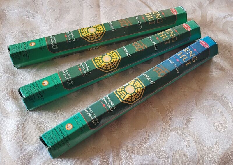 HEM - Feng Shui - Wood/Holz - 1 Packung mit 20 Räucherstäbchen