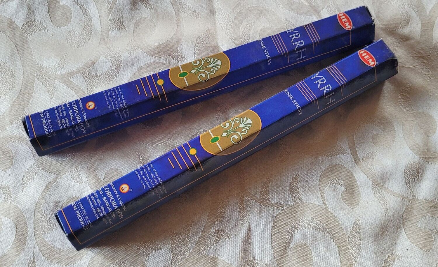 HEM - Myrrh/Myrrhe - 1 Packung mit 20 Räucherstäbchen