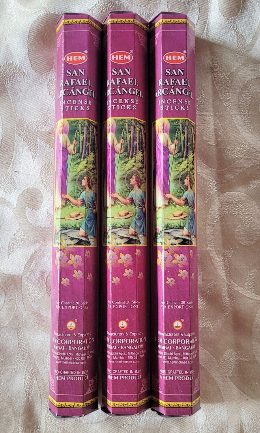 HEM - Erzengel Rafael - 1 Packung mit 20 Räucherstäbchen