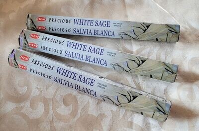 HEM - White Sage/weißer Salbei - 1 Packung mit 20 Räucherstäbchen