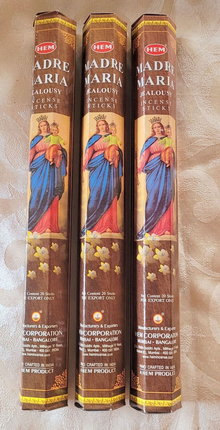 HEM - Mutter Maria - 1 Packung mit 20 Räucherstäbchen