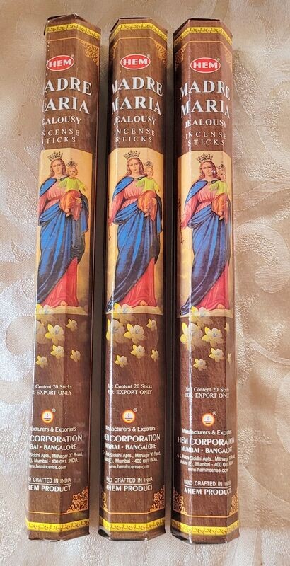 HEM - Mutter Maria - 1 Packung mit 20 Räucherstäbchen