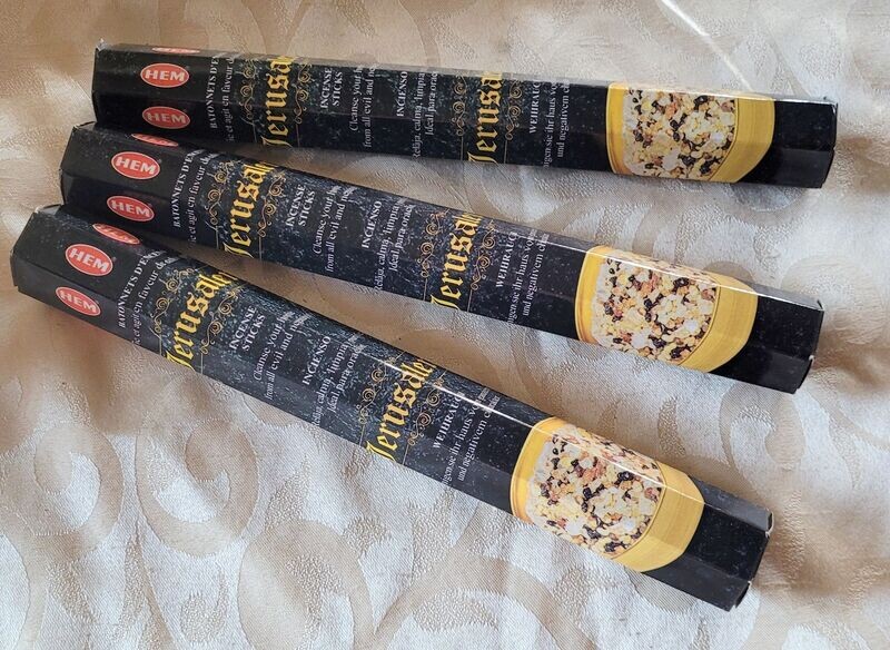 HEM - Jerusalem - 1 Packung mit 20 Räucherstäbchen