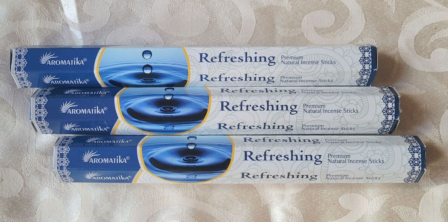 ​​Aromatika Premium - Refreshing - Erfrischend - 1 Packung mit 20 Räucherstäbchen