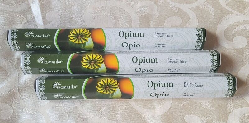 ​​Aromatika Premium - Opium - 1 Packung mit 20 Räucherstäbchen