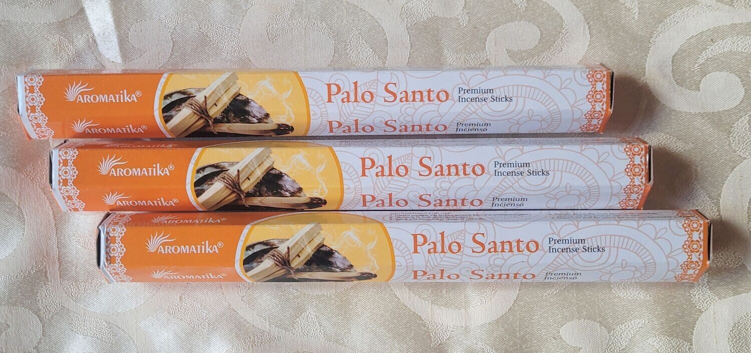 ​​Aromatika Premium - Palo Santo - 1 Packung mit 20 Räucherstäbchen