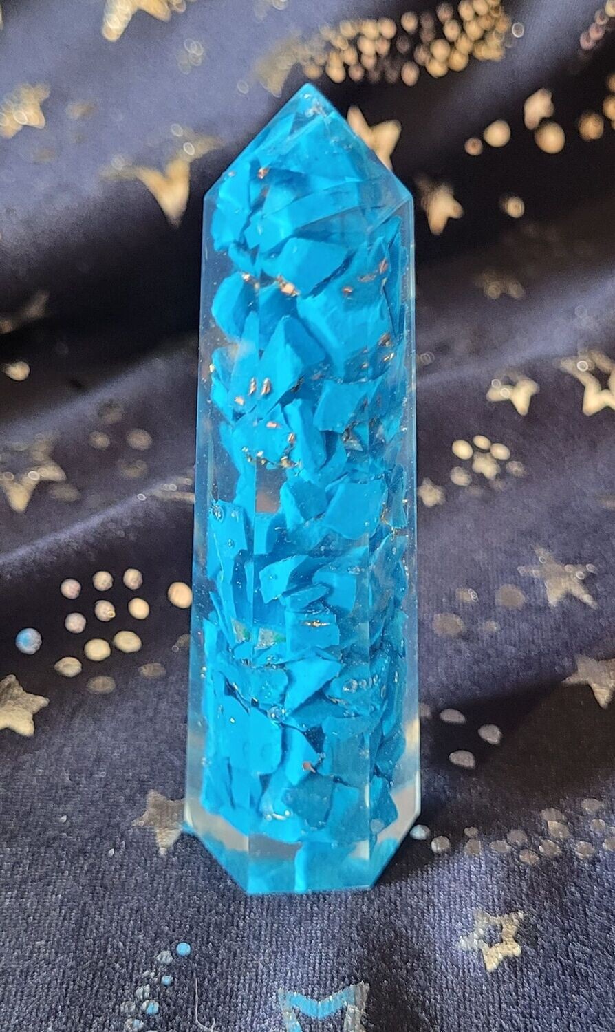 Orgonit Obelisk - Türkenit - 7 cm