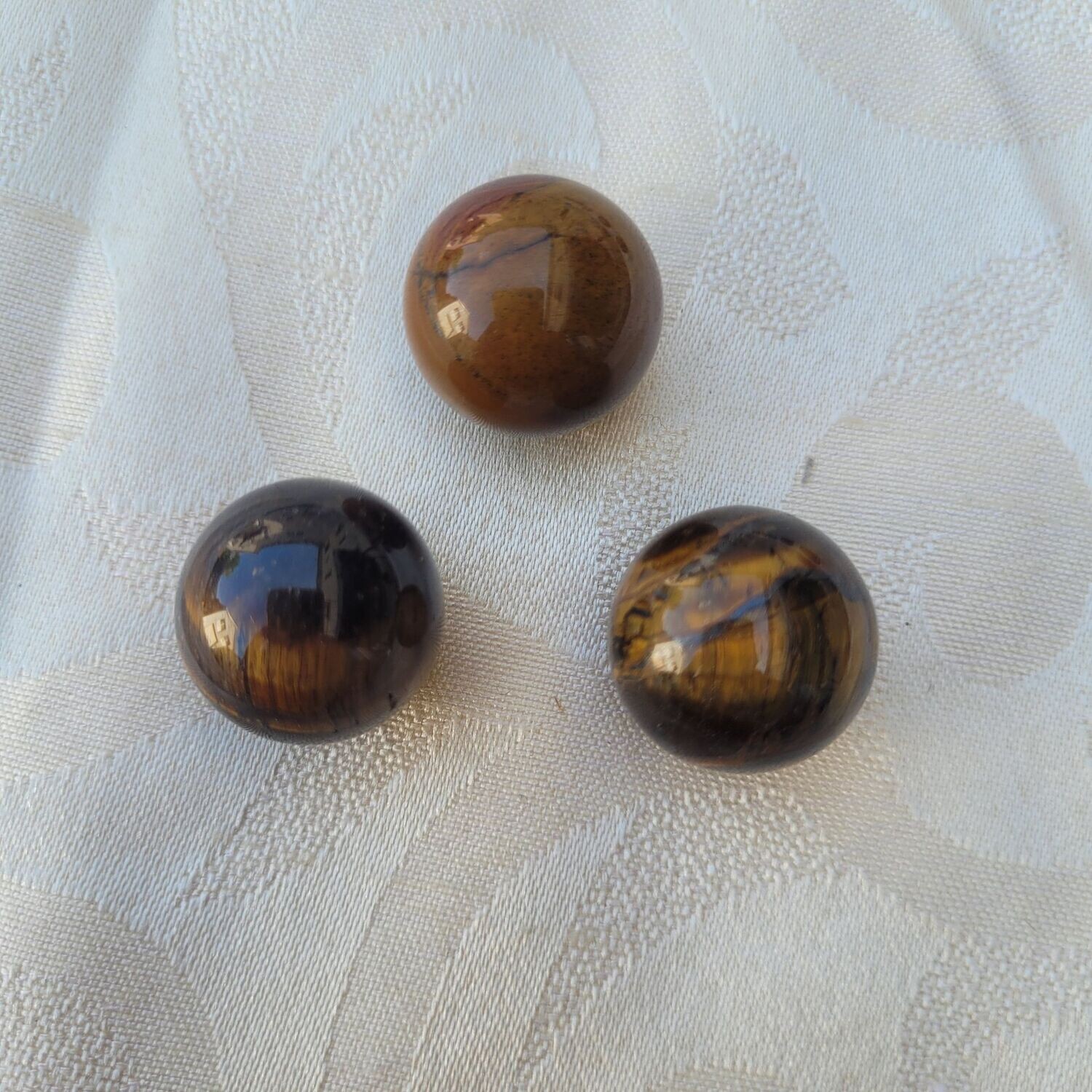 Tigerauge Edelsteinkugel - 2 cm