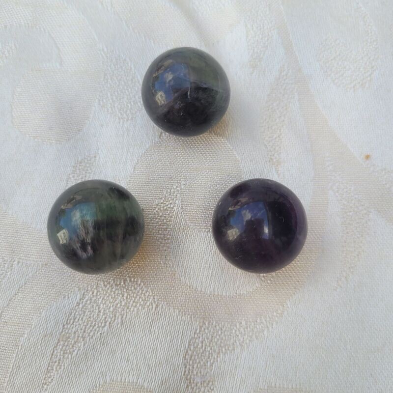 Fluorit Edelsteinkugel - 2 cm