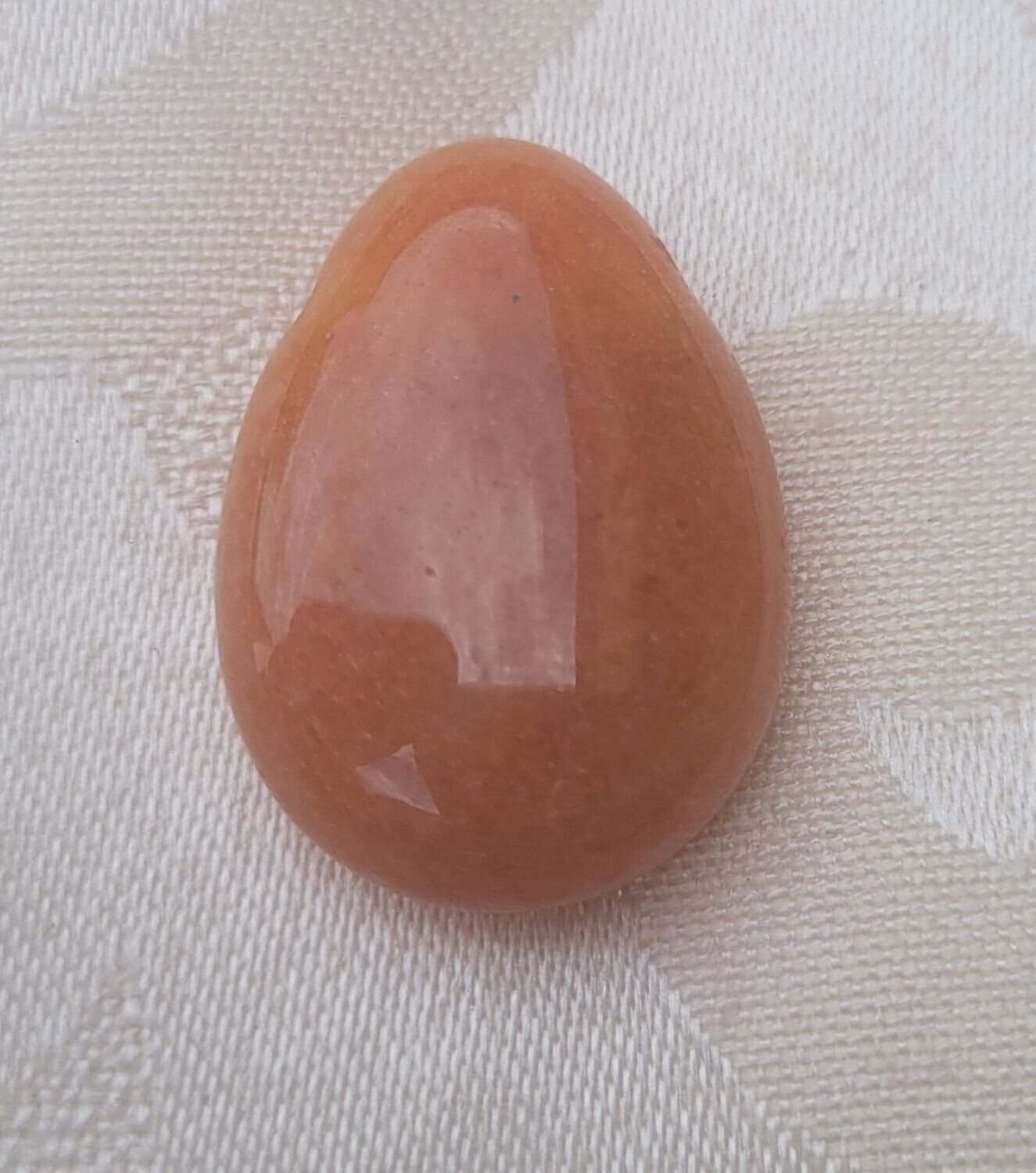 ​Aventurin orange - 2,5 mm gebohrt