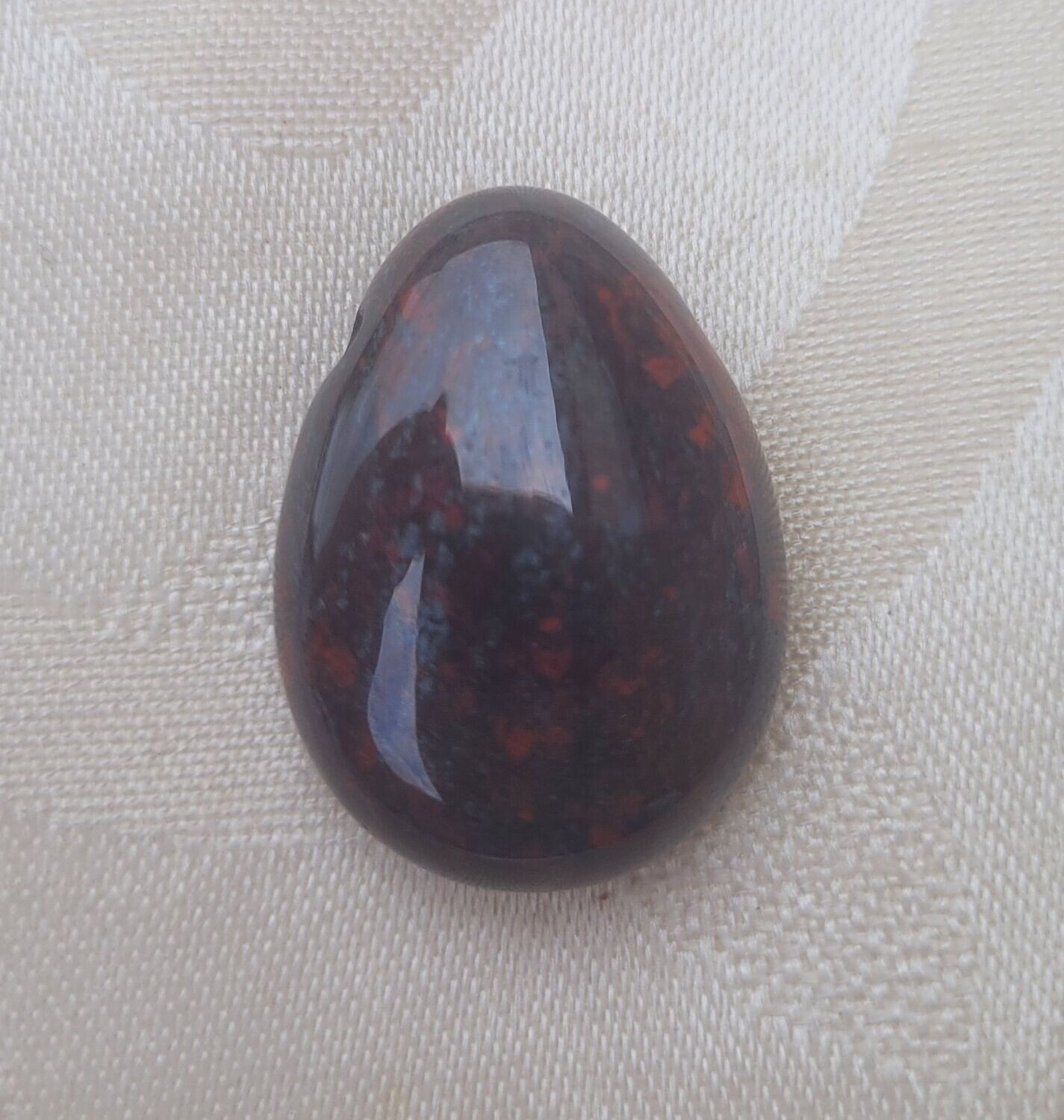 ​Poppy Jaspis - 2,5 mm gebohrt