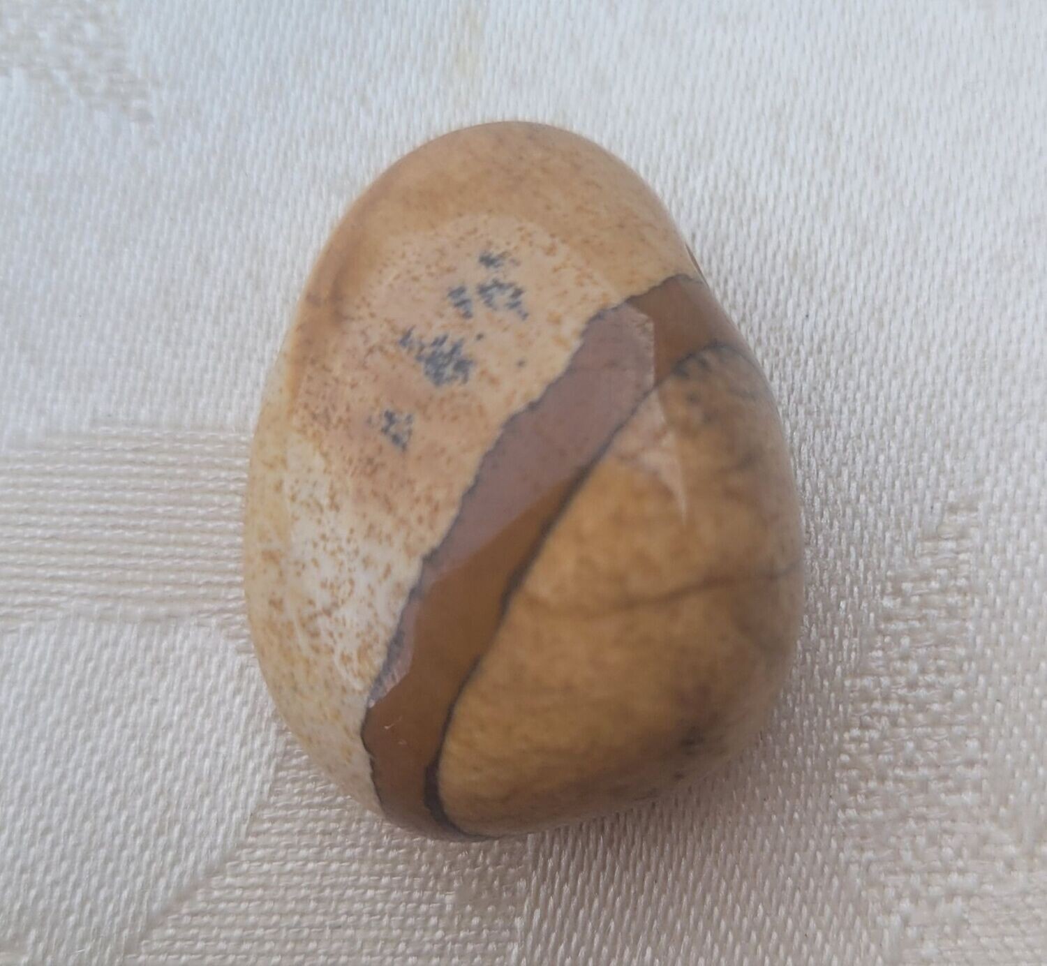 ​Landschafts Jaspis - 2,5 mm gebohrt