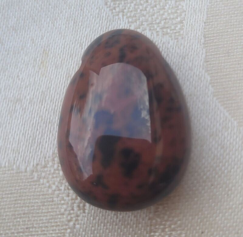 ​​Mahagoni Obsidian - 2,5 mm gebohrt