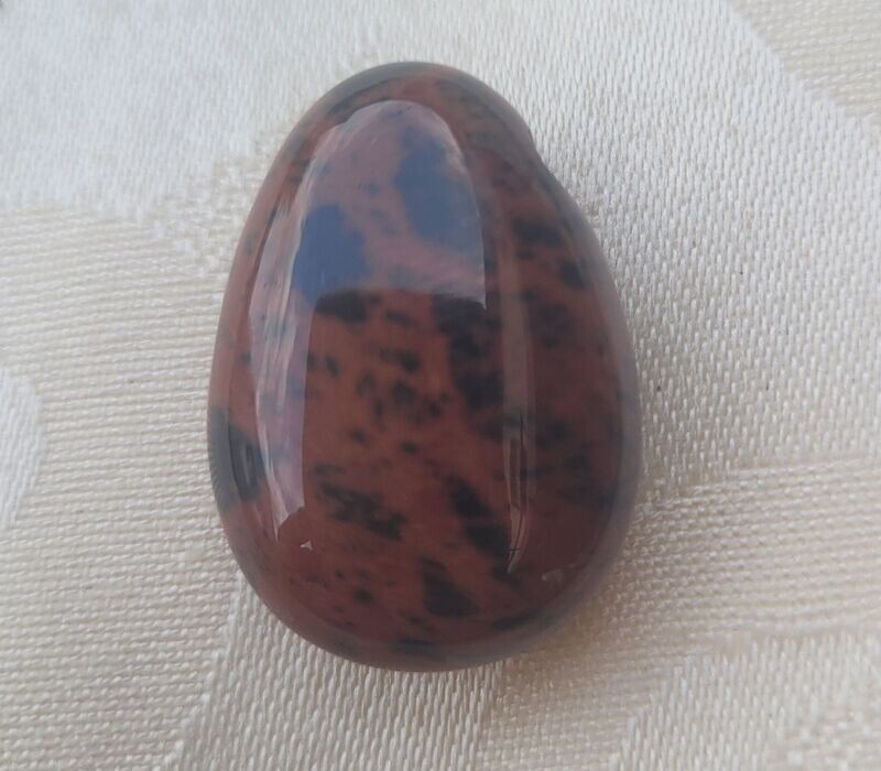 Mahagoni Obsidian - 2,5 mm gebohrt