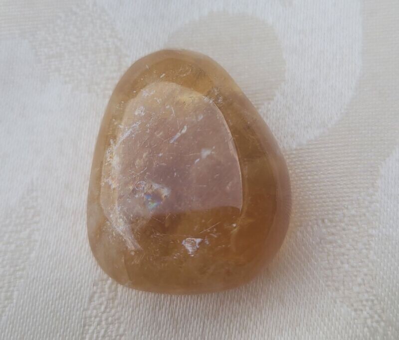 Honig Calcit - 2,5 mm gebohrt