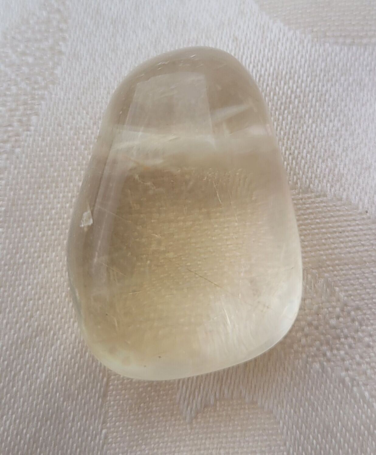 Calcit gelb - 2,5 mm gebohrt
